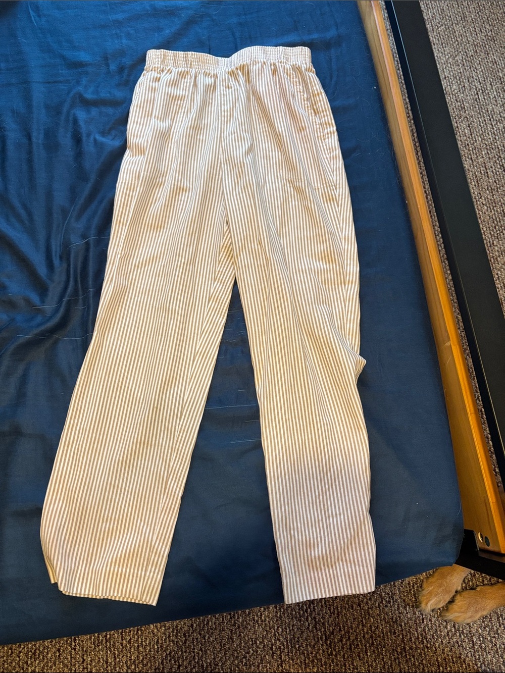 Vintage linen stripped pants